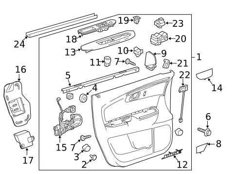 Power Seats for 2011 Chevrolet Traverse #2