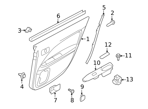 Switches, Solenoids & Actuators for 2010 Ford Fusion #3