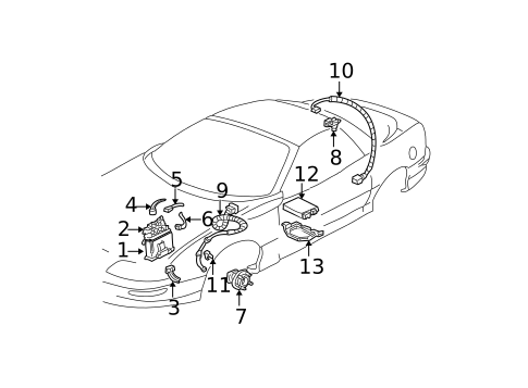 Electrical Connectors for 1994 Chevrolet Camaro #0