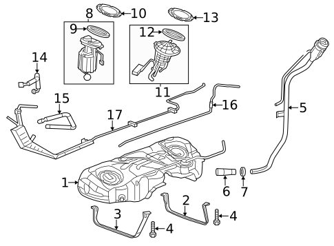 Fuel System Components for 2018 Chrysler 300 #0