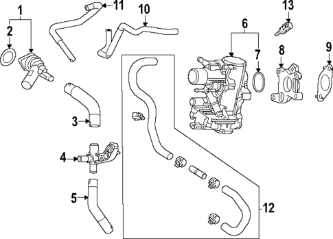 Hoses & Pipes for 2023 Lexus RX500h #1