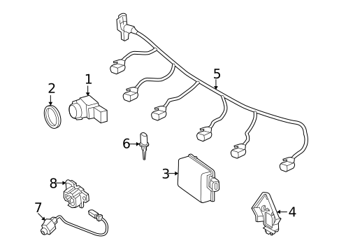 Electrical Components for 2021 Mercedes-Benz GLA 35 AMG® #5
