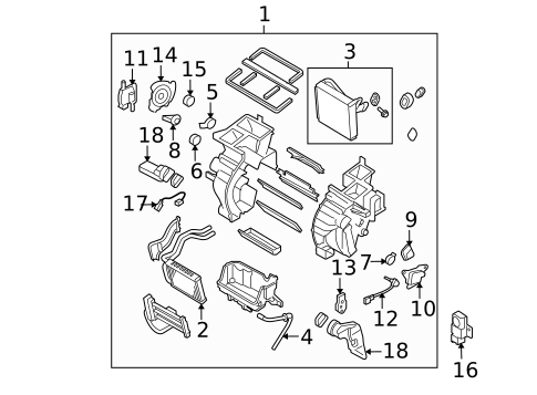Condenser, Compressor & Lines for 2009 Hyundai Elantra #1
