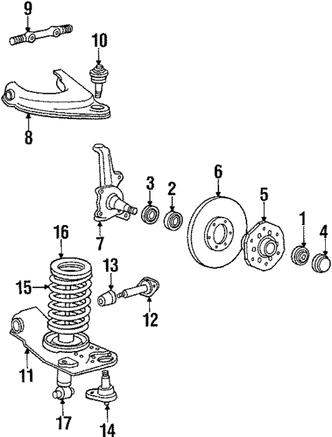 Front Suspension for 1986 Dodge Ram 50 #0
