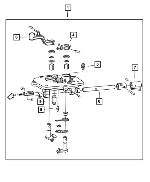 Fork and Rails for 2004 Chrysler Sebring #1