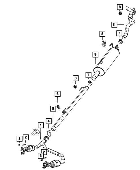 Exhaust System for 2016 Ram 2500 #0