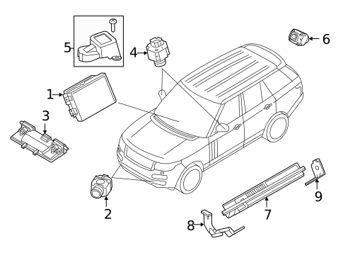 Electrical Components for 2022 Land Rover Range Rover Sport #1