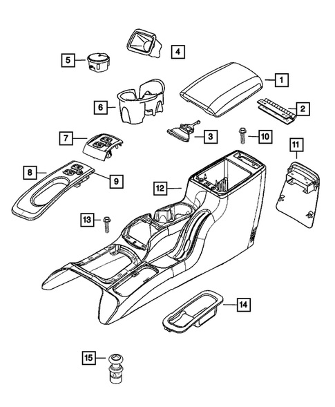 Consoles for 2007 Jeep Liberty #0