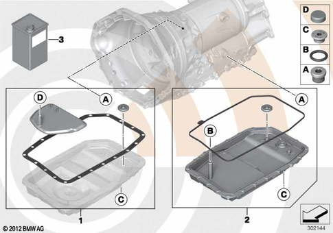 Individual Transmission Parts for 2005 BMW 750i #5