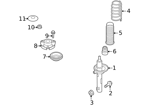 Struts & Components for 2011 Volkswagen Jetta #11