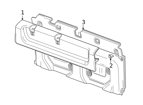 Interior Trim - Cab for 2025 GMC Sierra 2500 HD #9