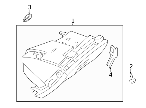 Glove Box for 2016 Mercedes-Benz CLA45 AMG #0