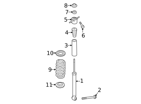 Shocks & Components for 2025 Hyundai Elantra #0