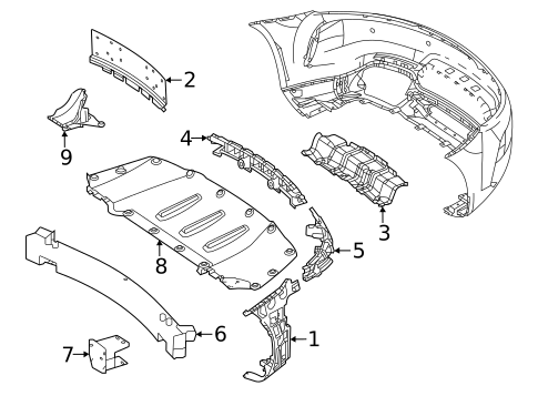 Bumper & Components - Rear for 2021 Mercedes-Benz AMG GT C #1