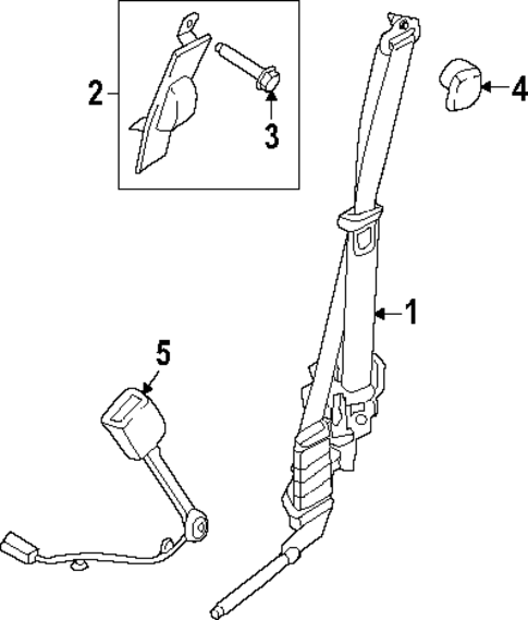 Seat Belt for 2025 Ford F-150 #1