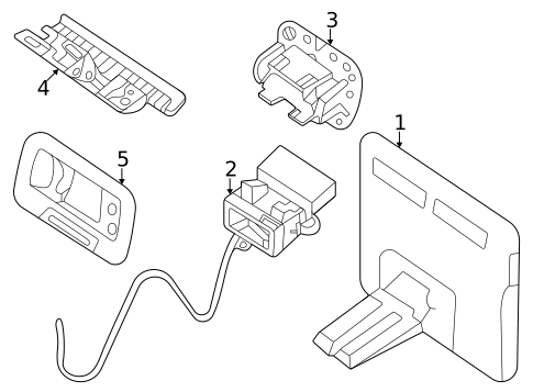 Entertainment System Components for 2021 Mercedes-Benz GLE63 AMG S #0