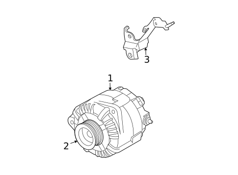 Alternator for 2007 Nissan Quest #1