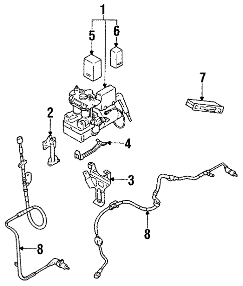 Anti-Lock Brakes for 1989 Mazda RX-7 #0