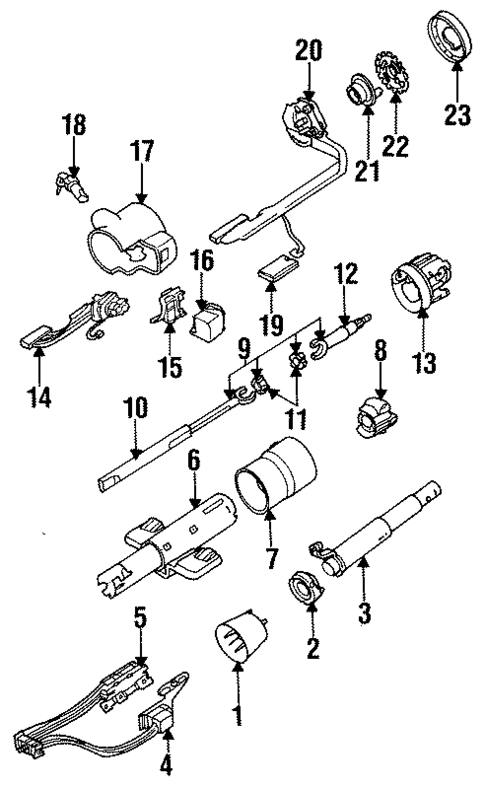 Ignition Lock for 1993 Oldsmobile Cutlass Ciera #0