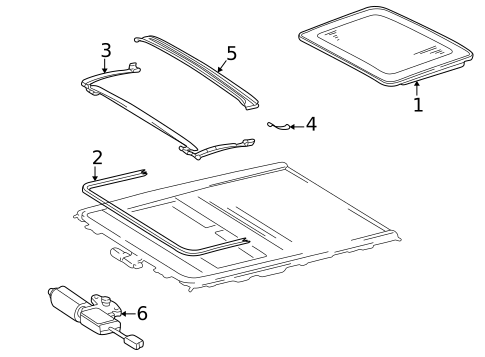 Sunroof for 2000 Mercedes-Benz CLK320 #0