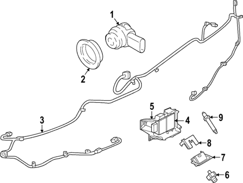 Electrical Components for 2023 Porsche Taycan #14