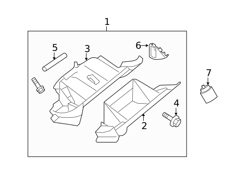 Center Console for 2013 Nissan Altima #2