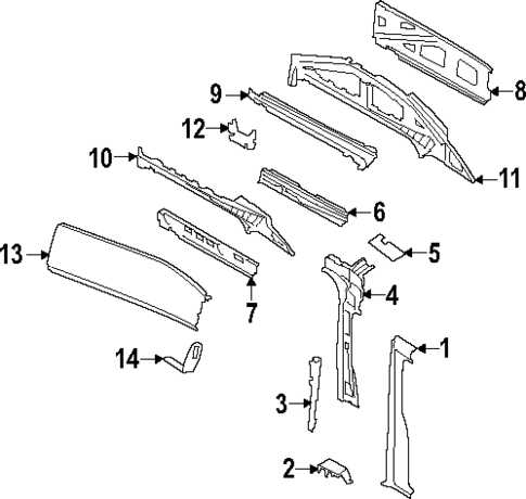 Center Pillar for 2024 Ford E-Transit #0