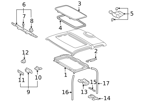 Sunroof for 2002 Toyota Tacoma #0