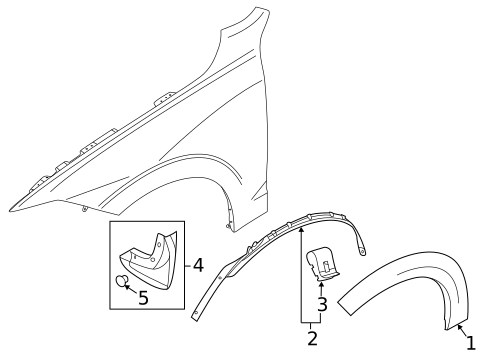 Exterior Trim - Fender for 2025 Volvo XC60 #0