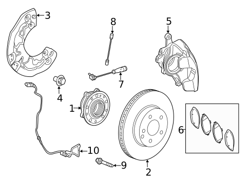 Front Brakes for 2018 Mercedes-Benz E63 AMG S #4