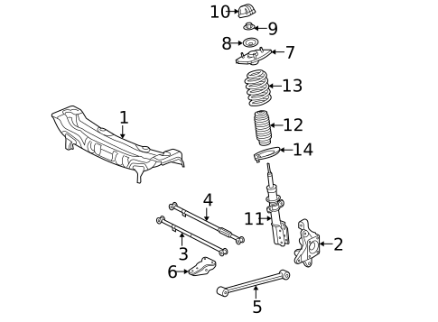 Shocks & Struts for 2006 Buick LaCrosse #1