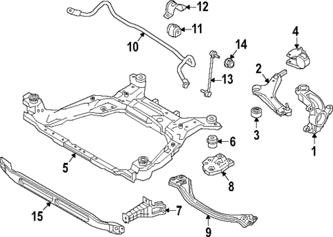 Suspension Components for 2015 Volvo V60 #1