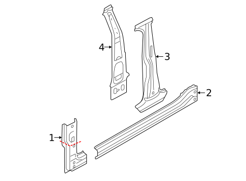 Rocker for 2015 Volkswagen GTI #1