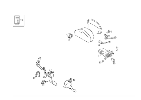 Switch for 2003 Mercedes-Benz CLK 430 #1