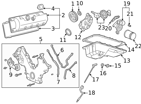 Engine Parts for 2004 Lincoln Town Car #0