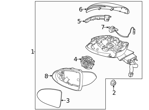 Outside Mirrors for 2025 Hyundai Sonata #0