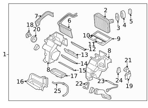 Condenser, Compressor & Lines for 2010 Kia Optima #1