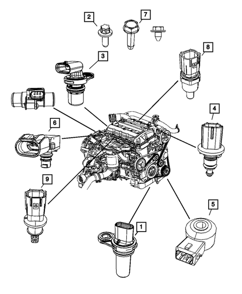 Sensors for 2017 Jeep Compass #5