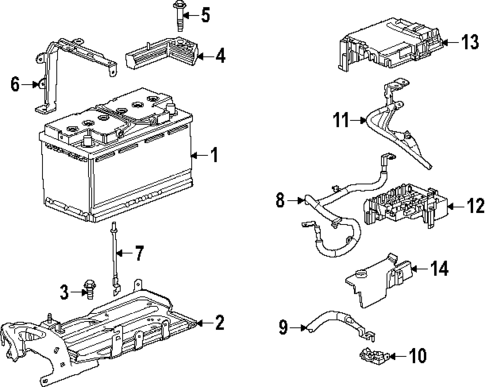 Battery for 2025 Cadillac ESCALADE IQ #0