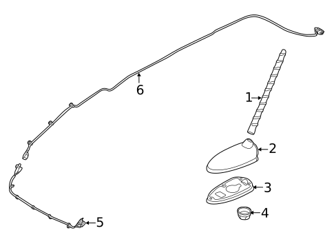 Antenna & Radio for 2014 Kia Rio #0