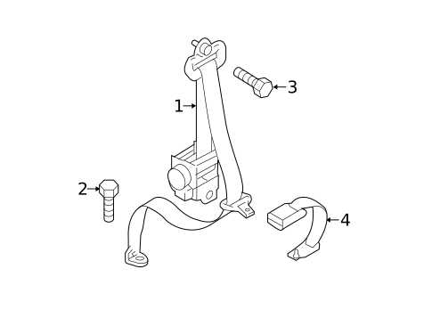 Seat Belt for 2014 Mazda 5 #2