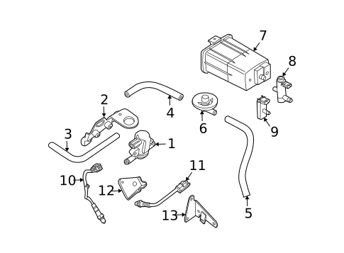 Emission Components for 2023 Nissan TITAN #52