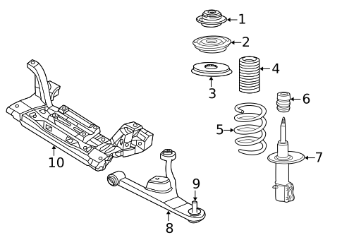 Suspension Components for 2006 Chrysler PT Cruiser #2