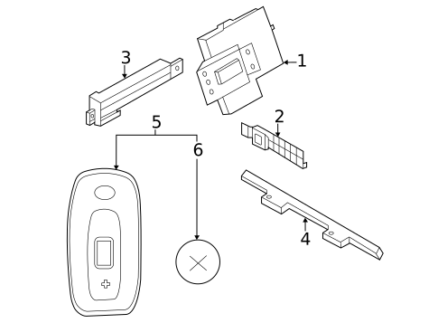 Keyless Entry Components for 2023 Nissan ARIYA #3