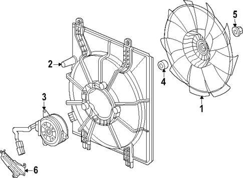 Cooling Fan for 2025 Honda Civic #0
