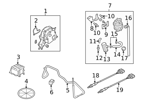 Emission Components for 2007 Audi A4 Quattro #0
