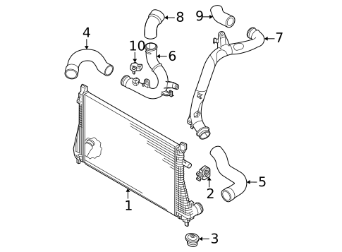 Intercooler for 2025 Audi A3 Quattro #0