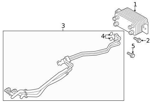 Oil Cooler for 2019 Land Rover Range Rover Sport #0