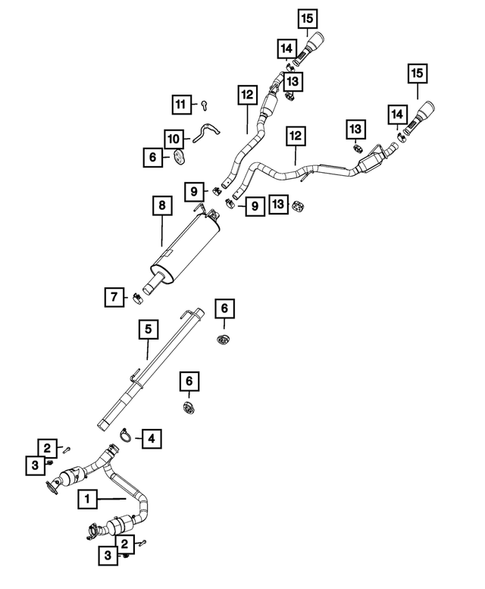 Exhaust System for 2023 Ram 1500 Classic #2