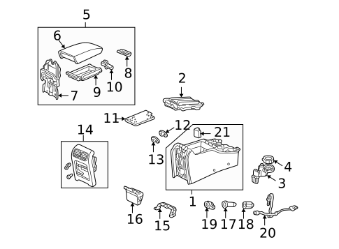 Center Console for 2003 Acura CL #0